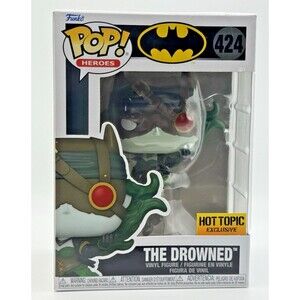 Funko Pop Heroes The Drowned 424 Hot Topic Exclusive DC Batman Vinyl Figure